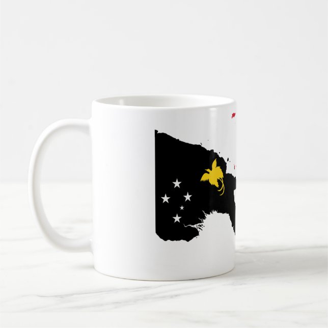 Papua New Guinea flag   Coffee Mug (Left)