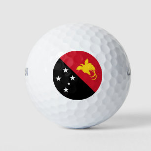 Papua New Guinea Flag Golf Balls