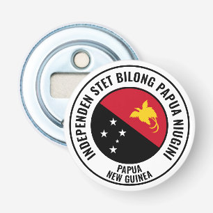 Papua New Guinea Flag Gorgeous Patriotic Bottle Opener