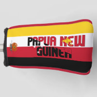 Papua New Guinea Flag Gorgeous Patriotic Golf Head