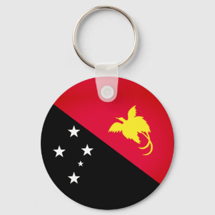 Papua New Guinea Flag Key Ring