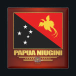 Papua New Guinea Flag Magnet<br><div class="desc">Papua New Guinea Flag</div>