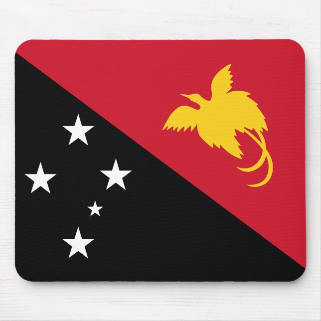 Papua New Guinea Flag Mouse Pad (Front)
