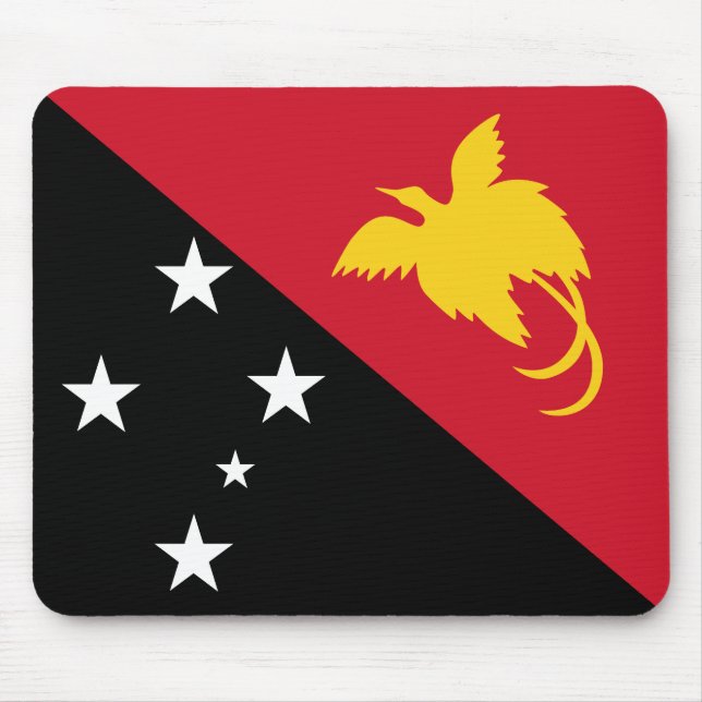 Papua New Guinea Flag Mouse Pad (Front)