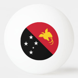 Papua New Guinea Flag Ping Pong Ball