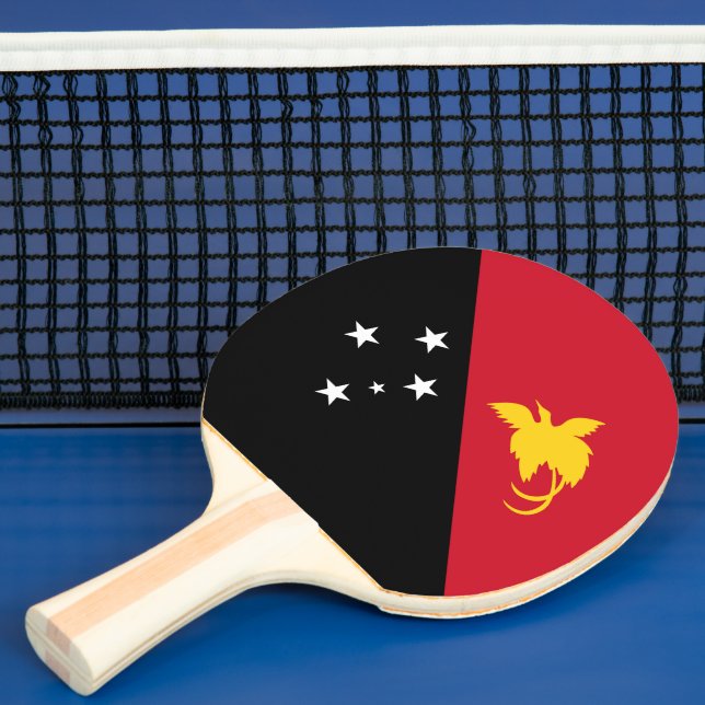 Papua New Guinea flag Ping Pong Paddle (Insitu)