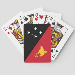 Papua New Guinea Flag Playing Cards