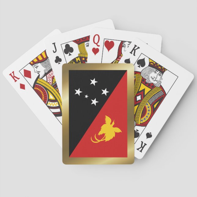 Papua New Guinea Flag Playing Cards (Back)