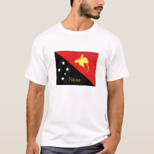 Papua New Guinea flag souvenir tshirt