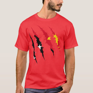 Papua New Guinea Flag  T-Shirt