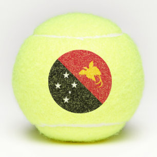 Papua New Guinea Flag Tennis Balls