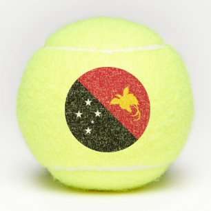 Papua New Guinea flag Tennis Balls