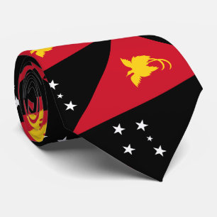 Papua New Guinea Flag Tie