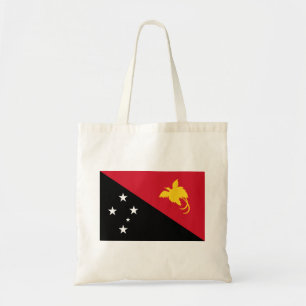 Papua New Guinea Flag Tote Bag
