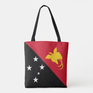 Papua New Guinea Flag Tote Bag