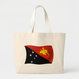 Papua New Guinea Flag Tote Bag