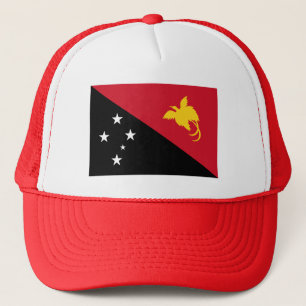 Papua New Guinea Flag Trucker Hat