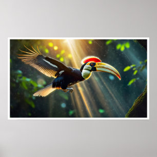 Papua New Guinea Hornbill Print