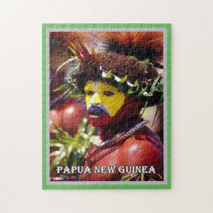 Papua New Guinea - Huli Wigman - Jigsaw Puzzle