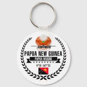 Papua New Guinea Key Ring