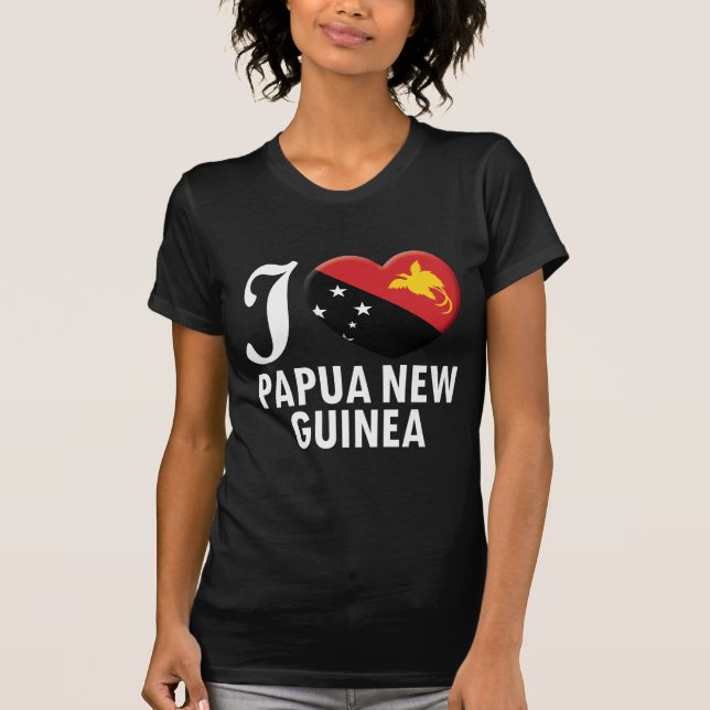 Papua New Guinea Love W T-Shirt (Front)