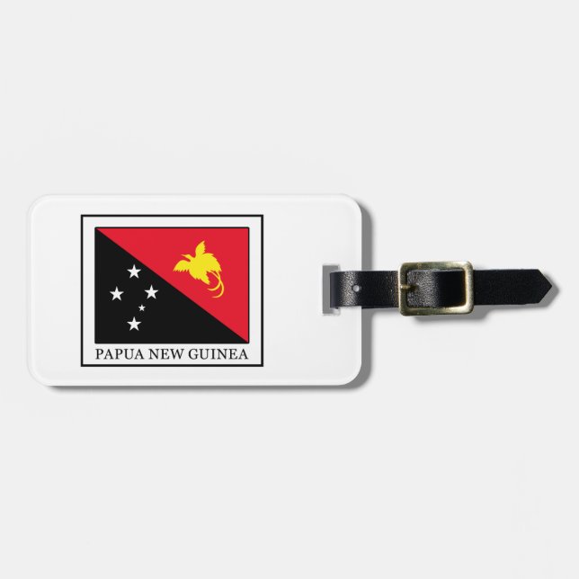 Papua New Guinea Luggage Tag (Front Horizontal)