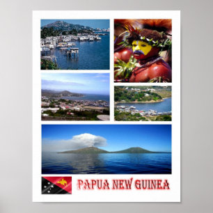 Papua New Guinea - Mosaic - Poster