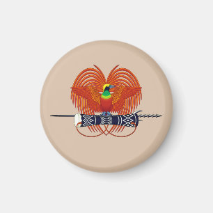 Papua New Guinea National Emblem Magnet