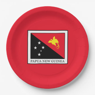 Papua New Guinea Paper Plate