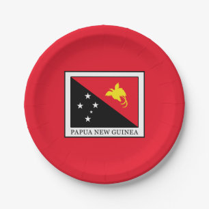 Papua New Guinea Paper Plate