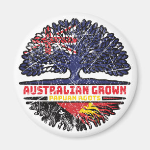 Papua New Guinea Papuan Australian Australia Tree Magnet
