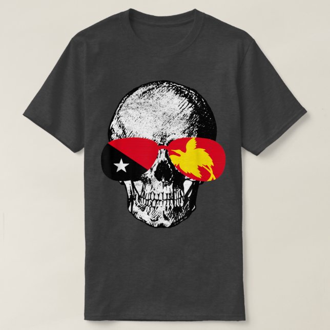 Papua New Guinea Papuan Flag 55 T-Shirt (Design Front)