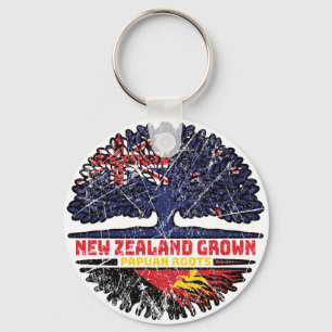 Papua New Guinea Papuan New Zealander New Zealand Key Ring