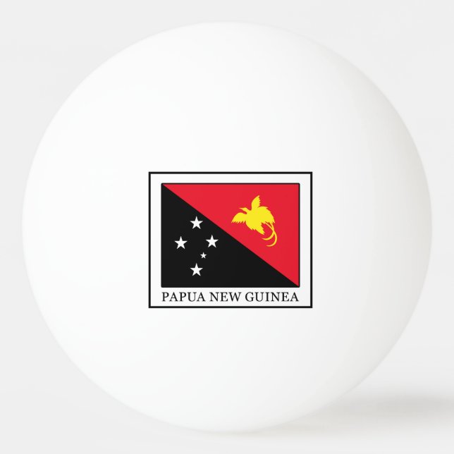 Papua New Guinea Ping Pong Ball (Front)