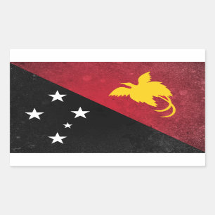 Papua New Guinea Rectangular Sticker