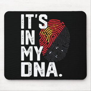 Papua New Guinea Roots Flag Fingerprint Graphic Mouse Pad