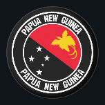 Papua New Guinea Round Emblem Magnet<br><div class="desc">Papua New Guinea Round Emblem</div>