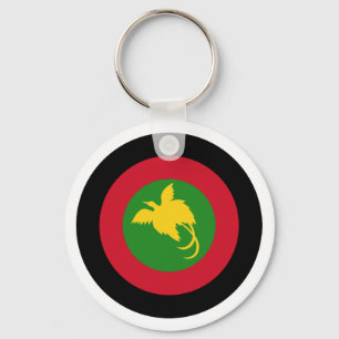 Papua New Guinea Roundel Key Ring