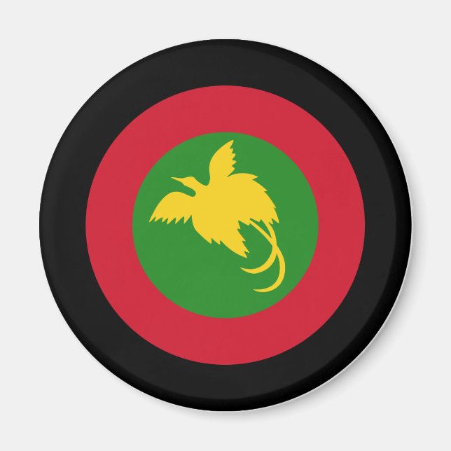 Papua New Guinea Roundel Magnet (Front)