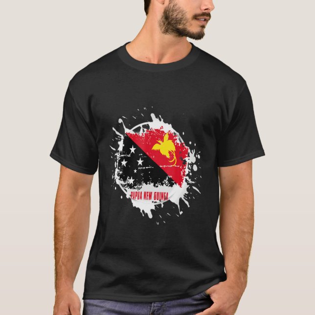 Papua New Guinea Splash T-Shirt (Front)