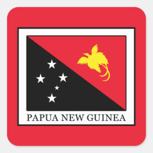 Papua New Guinea Square Sticker