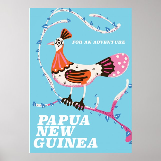 Papua New Guinea Travel poster (Front)