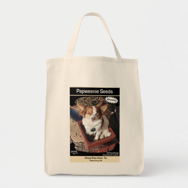 Papweenie Seeds by Gimpy Pets Tote Bag (Front)
