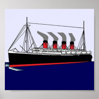 Paquebot France 1912 Poster