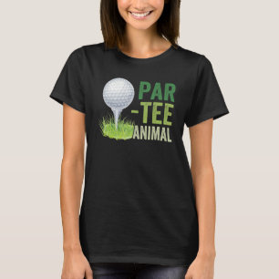 Par Animal Golf Player Golfer T-Shirt