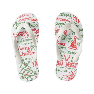 Par de chinelo de Natal Kid's Thongs