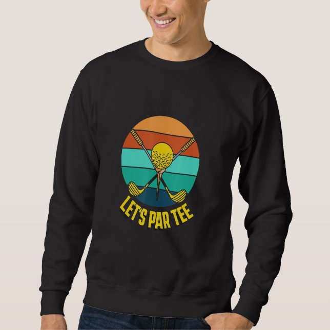 Par  Golf Master Golf Ball Golf Club Sweatshirt (Front)