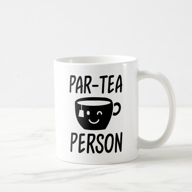 Par-tea Person Coffee Mug (Right)