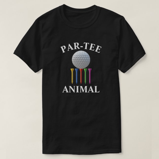 Par-Tee Animal Golf T-Shirt (Design Front)