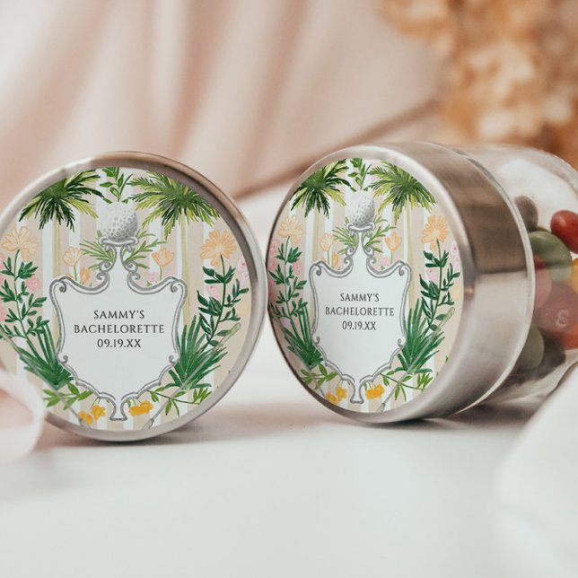 Par-Tee Before the Tee | Golf Bachelorette Weekend Classic Round Sticker (Creator Uploaded)